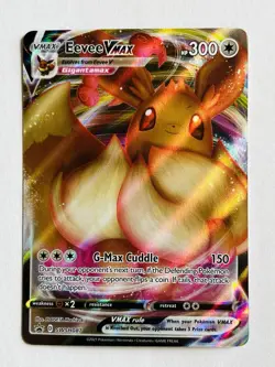 Pokemon Eevee VMAX Full Art Promo Holo SWSH087 Sword & Shield Black Star - Image 2