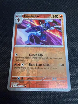 Ceruledge 035/191 Uncommon Surging Sparks Pokemon Reverse Holo Near Mint - Image 1