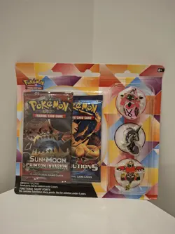 Pokemon TCG: Crimson Invasion/Evolutions 3 Pin Blister New Factory Sealed - Image 1