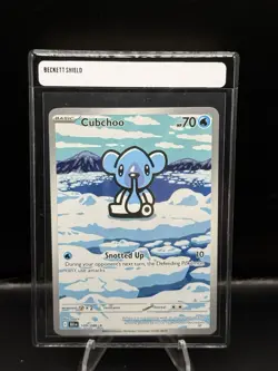 Pokemon TCG Cubchoo Illustration Rare Black Bolt 109/086 - Image 1
