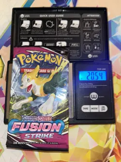 Very Heavy! 20.54 Gram Pokemon Fusion Strike Booster Pack Sealed - Image 1