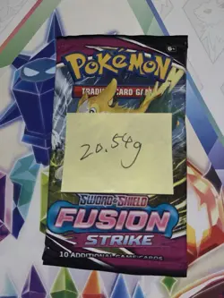 Very Heavy! 20.54 Gram Pokemon Fusion Strike Booster Pack Sealed - Image 2