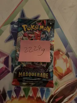 (VERY HEAVY) 22.24g Pokemon TCG Twilight Masquerade Booster Pack (SEALED)✅ - Image 2
