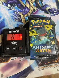 VERY HEAVY! 22.19 G Pokemon TCG Shining Fates Booster Pack - Image 1