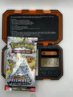 Very Heavy! 22.32g Pokemon PRISMATIC EVOLUTIONS 🔥 Booster Pack New Sealed - Image 1