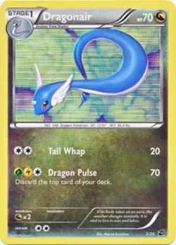 1x Dragonair - 3/20 Moderately Played Pokemon BW - Dragon Vault - Image 1
