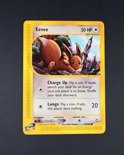 NM- Eevee Reg. Non-Holo 75/147 Aquapolis Pokemon Card - Image 1