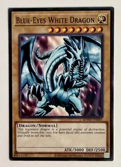 Blue-Eyes White Dragon SDWD-EN001 Structure Deck Yu-Gi-Oh Unlimited NM LOB Art - Image 1
