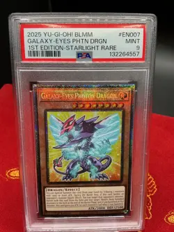 Galaxy-Eyes Photon Dragon (Starlight Rare) BLMM-EN007 Yugioh PSA 9 - Image 1
