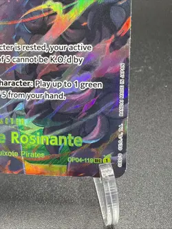 Donquixote Rosinante One Piece TCG OP04-119 Alternative Art Secret Rare - Image 4