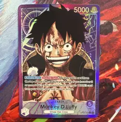 Monkey D. Luffy OP05-060 Starter Deck 18 Leader Foil ENG 5000 Power - Image 1