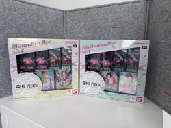 2025 Bandai OP One Piece Illustration Box Vol 1 And 2 Bundle In Hand New Sealed - Image 1