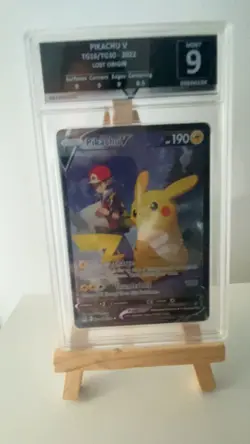 Pokemon TCG - Pikachu V TG16/TG30 - Lost Origin - GET GRADED MINT 9 - Image 1