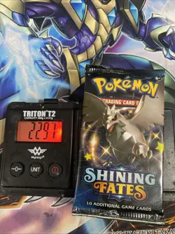 HEAVY! 22.97GRAMS Pokemon TCG Shining Fates Booster Pack Factory Sealed - Image 1