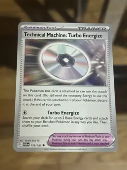 Technical Machine: Turbo Energize Paradox Rift 179/182 Pokemon Card Buy 2 Get 1 - Image 1