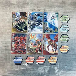 Bakugan Metal Cards And Tokens Lot Of 14 - Image 1