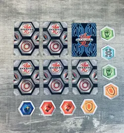 Bakugan Metal Cards And Tokens Lot Of 14 - Image 2