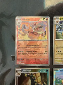 Prismatic Evolutions Complete 9 Card Eevee-lution Poke Ball Holo Set Pokemon TCG - Image 2