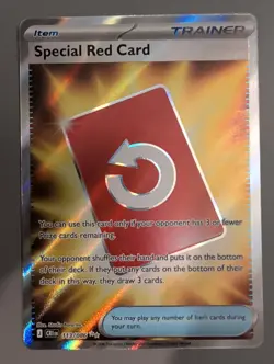 Special Red Card 113/086 Me04: Chaos Rising Holo - Image 1