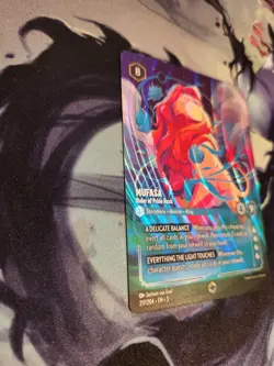 Lorcana Mufasa - Ruler of Pride Rock (Enchanted) NM Holofoil Shimmering Skies - Image 3