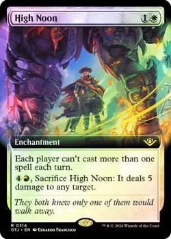 High Noon Foil Extended Art Outlaws of Thunder Junction NM MTG - Image 1