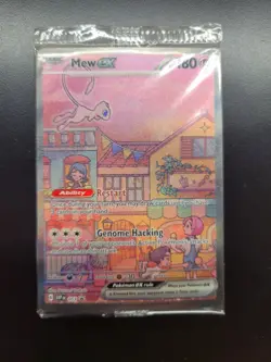Mew ex SVP 053 Pokemon TCG Scarlet Violet 151 Black Star Promo Full Art SEALED - Image 1