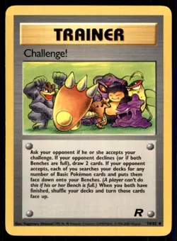 2000 Classic - Team Rocket Challenge! Uncommon #74 - Image 1