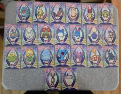 2001 Topps Pokemon Johto Series 1 Sticker Card LOT NM - Image 1