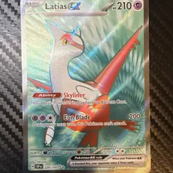 The Pokemon Company Latias ex 220/191 Sv08 Surging Sparks UR Holo Basic 210HP EN - Image 1