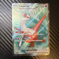 The Pokemon Company Latias ex 220/191 Sv08 Surging Sparks UR Holo Basic 210HP EN - Image 2