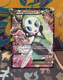 Meloetta EX Full Art RC25/RC25 Legendary Treasures Radiant Collection Pokemon - Image 1