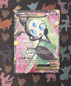 Meloetta EX Full Art RC25/RC25 Legendary Treasures Radiant Collection Pokemon - Image 3