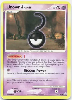 Pokemon TCG Unown (U) Legends Awakened Uncommon 82/146 - Image 1