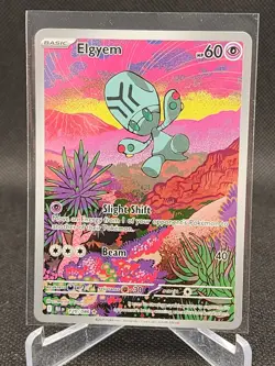 Elgyem 120/086 - Sv: Black Bolt Illustration Rare Holo Pokemon TCG - Image 1