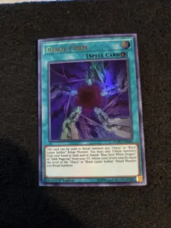 Chaos Form - Ultra Rare - 1st Edition - NM - DUPO-EN049 - YUGIOH - Image 1