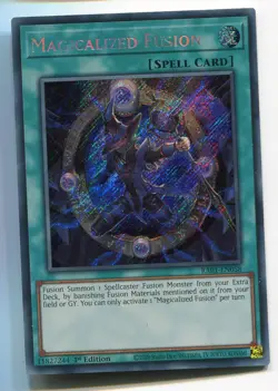 Yu-Gi-Oh! Magicalized Fusion Secret rar Englisch Ra01-EN058 Magiegeladene - Image 1