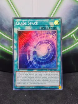 Yugioh Chaos Space TOCH-EN009 Super Rare 1st Edition NM - Image 1