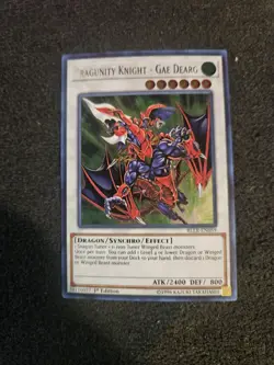 Dragunity Knight - Gae Dearg - BLLR-EN059 - Ultra Rare - 1st Edition YuGiOh - Image 1