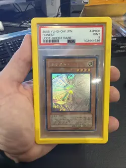 Yu-Gi-Oh! Honest LODT-JP001 Ghost Rare PSA 9 Japanese Card - Image 1