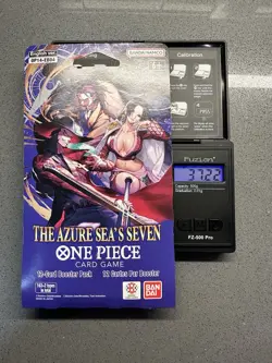 One Piece OP-14 The Azure Sea’s Seven Sleeved Booster Pack - Heavy - 37.22g - Image 1