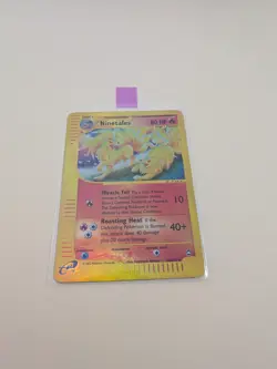 2002 Pokemon Ninetales 25/147 Aquapolis Reverse Holo Pokemon Card LP - Image 2