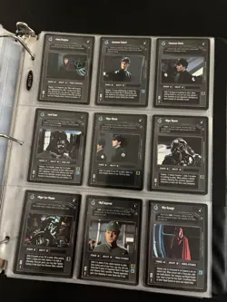 Star Wars CCG Death Star 2 Complete Card Set Decipher SWCCG Black Border - Image 1