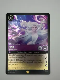 Disney Lorcana TCG Elsa Spirit of Winter Legendary Card #43/204 - Foiled - Image 1