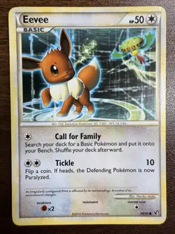 POKEMON CARD 2010 UNDAUNTED EEVEE 48/90 - Image 1