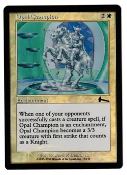 Magic the Gathering MTG Card: Opal Champion FOIL 16/143 Urza's Legacy! NM - Image 1