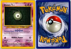 Pokemon Card - Unown [Z] Neo Destiny 60/105 2002 Uncommon Unlimited MP - Image 3