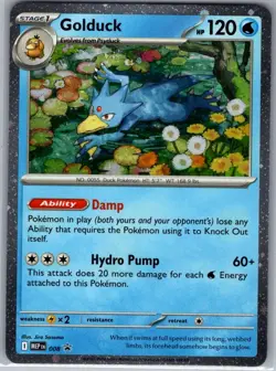 Golduck - 008 Cosmos Holo ME: Mega Evolution Promo - Pokemon Card - NM - Image 1
