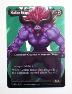 Vincent Valentine Assassin Final Fantasy MTG ~ #528 Borderless NM Surge Foil - Image 3