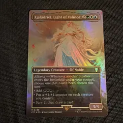 Galadriel, Light of Valinor Borderless FOIL The Lord of the Rings: NM MTG - Image 1