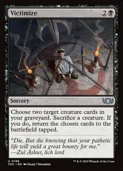 MTG Victimize [TDC] #198 - Image 1